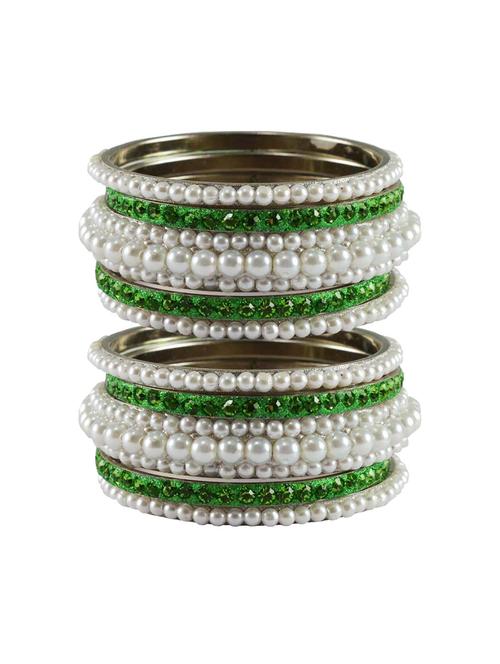 stone studded brass bangles - 18769760 - Very Small Image - 1