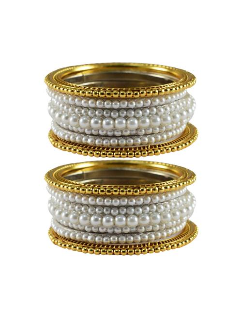 moti studded brass bangles - 18769805 - Very Small Image - 1