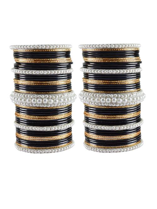 moti studded brass bangles - 18769840 - Very Small Image - 1