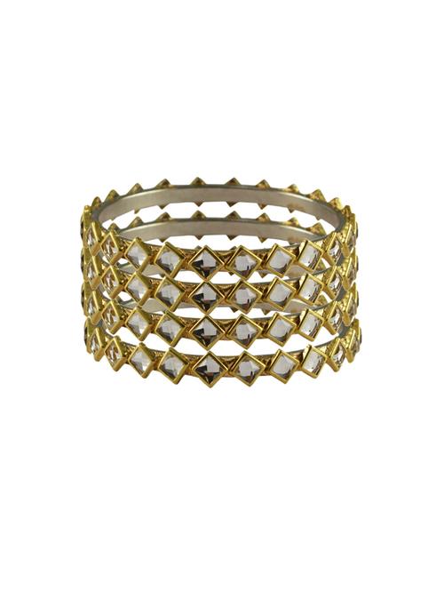 golden stone brass bangle - 18769887 - Very Small Image - 1