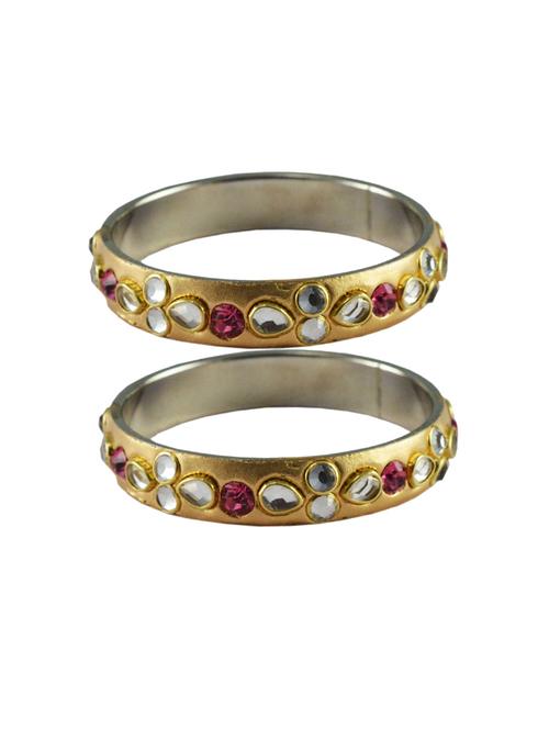 golden stone brass bangle - 18769919 - Very Small Image - 1