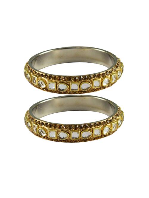 golden stone brass bangle - 18769922 - Very Small Image - 1