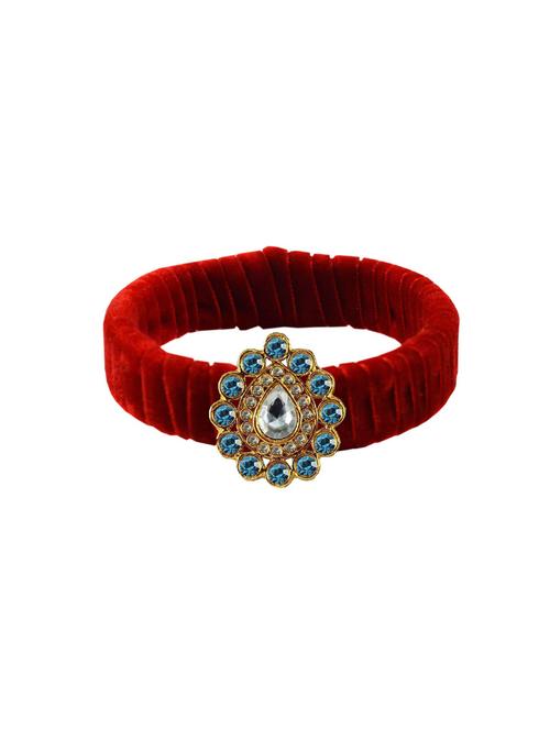 stone studded brass bangles - 18769947 - Very Small Image - 1