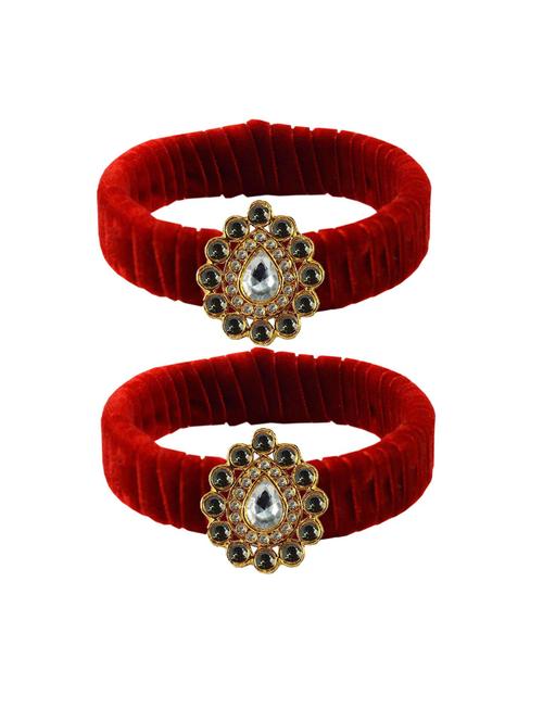 stone studded brass bangles - 18769958 - Very Small Image - 1