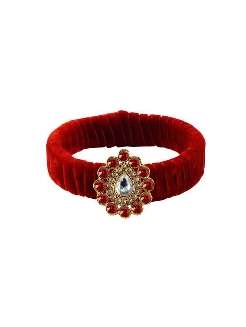 stone studded brass bangles - 18769967 - Very Small Image - 1