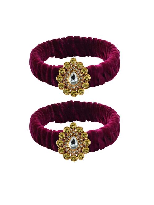 stone brass bangle - 18770022 - Very Small Image - 1