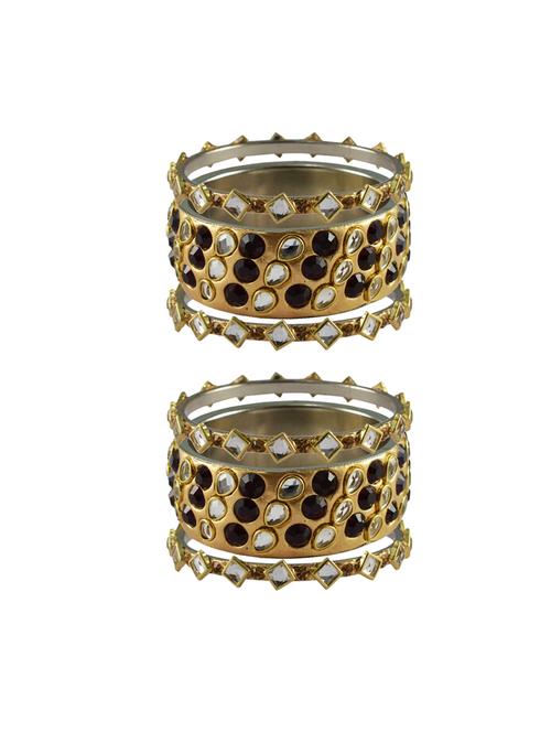 golden stone brass bangle - 18770280 - Very Small Image - 1