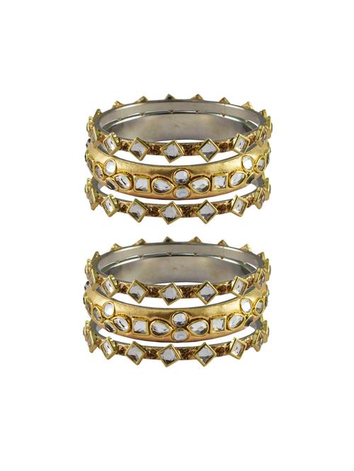 golden stone brass bangle with extra large size - 18770287 - Very Small Image - 1