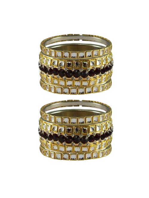 golden stone brass bangle - 18770294 - Very Small Image - 1