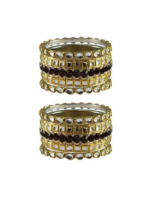 golden stone brass bangle - 18770325 - Very Small Image - 1