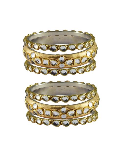 golden stone brass bangle with extra large size - 18770334 - Very Small Image - 1