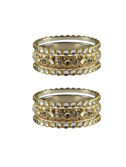 golden stone brass bangle with extra large size - 18770338 - Very Small Image - 1