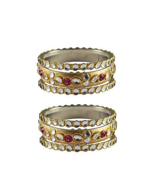 golden stone brass bangle with extra large size - 18770345 - Very Small Image - 1
