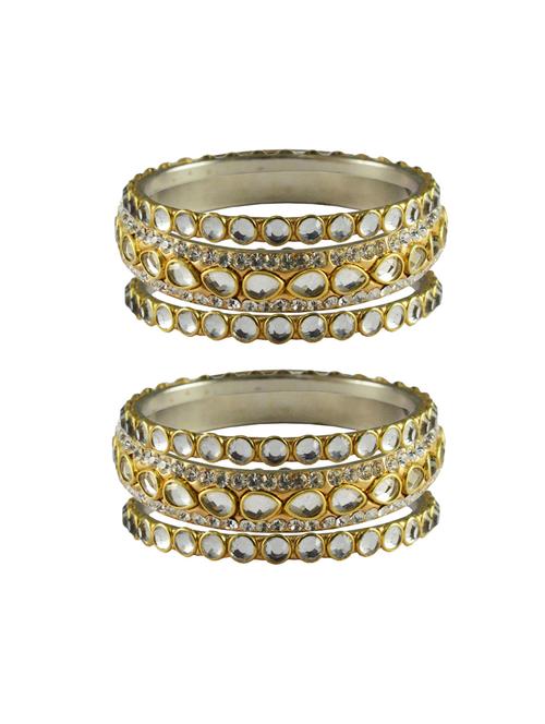 golden stone brass bangle with extra large size - 18770349 - Very Small Image - 1