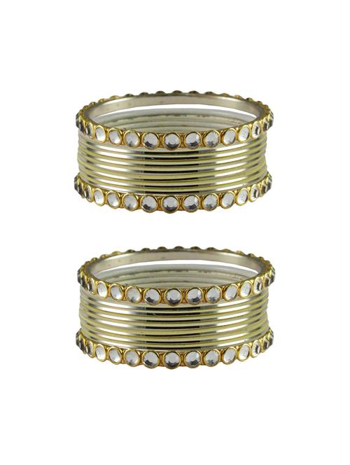 cream stone metal bangle - 18770432 - Very Small Image - 1