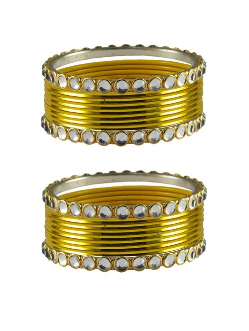 yellow stone metal bangle - 18770433 - Very Small Image - 1