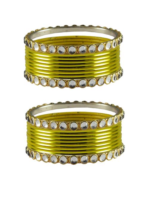 yellow stone metal bangle - 18770435 - Very Small Image - 1