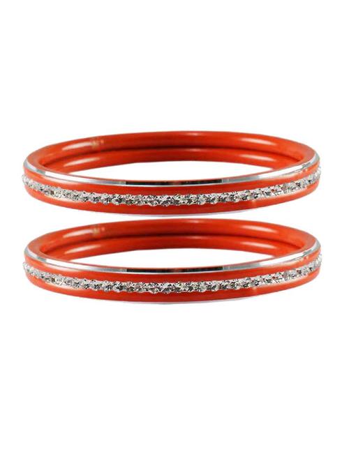 orange stone metal bangle - 18770605 - Very Small Image - 1