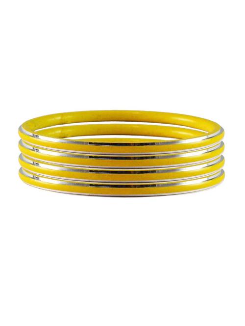 yellow plain metal bangle - 18770644 - Very Small Image - 1