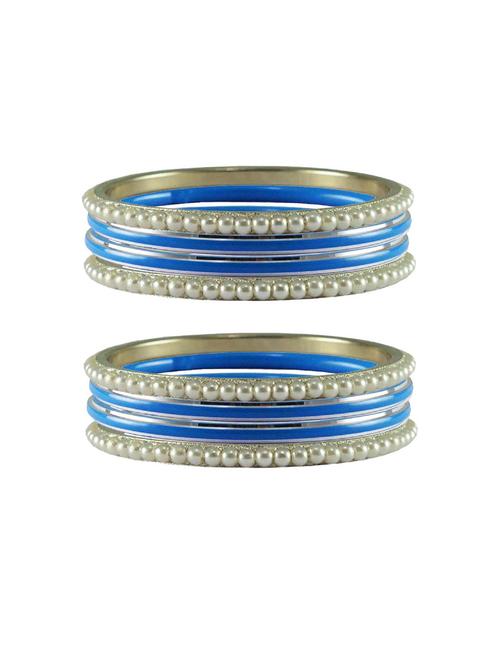 blue plain metal bangle - 18770711 - Very Small Image - 1