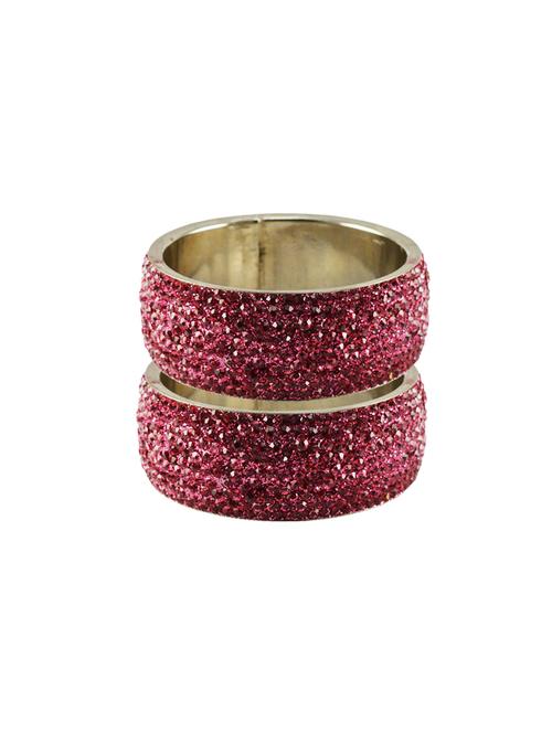 pink stone stud brass bangle - 18771167 - Very Small Image - 1