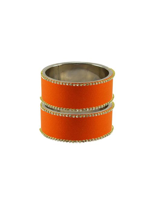 orange plain brass bangle - 18771172 - Very Small Image - 1