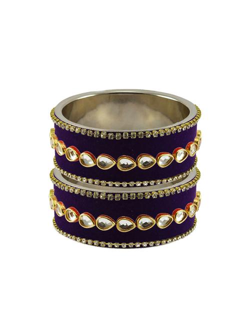 jamani stone stud metal bangle - 18771300 - Very Small Image - 1