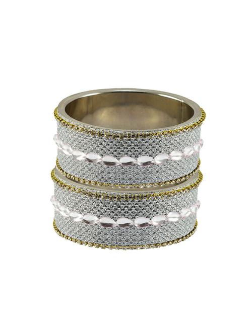 white kundun metal bangle - 18771350 - Very Small Image - 1