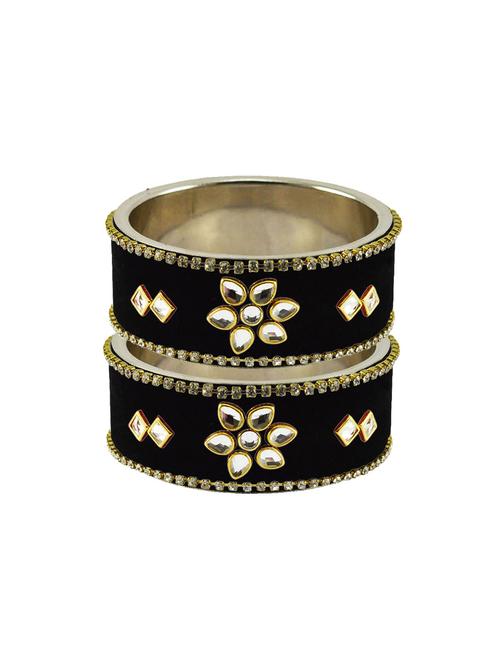black stone stud metal bangle - 18771363 - Very Small Image - 1