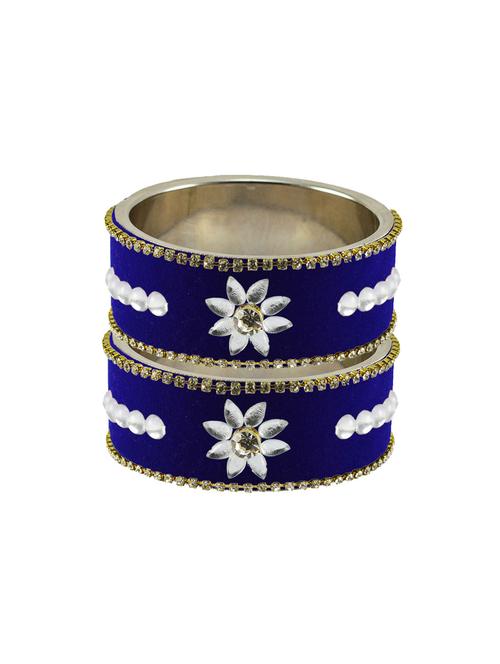blue stone stud metal bangle - 18771414 - Very Small Image - 1