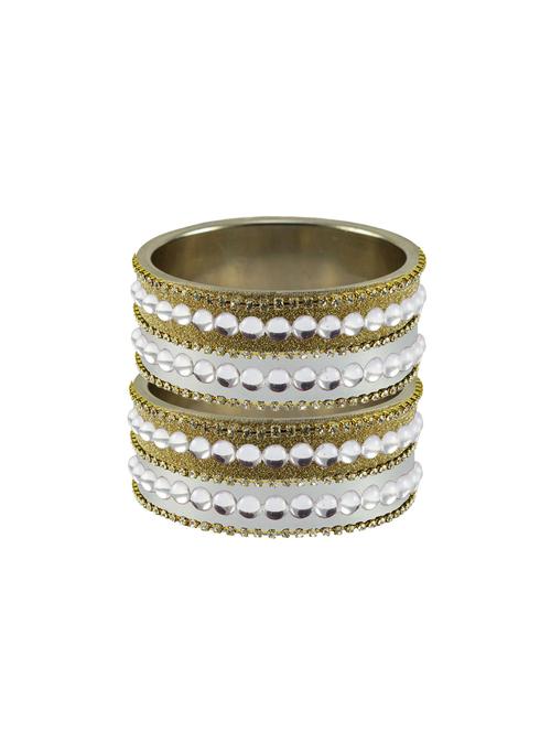 multi stone stud brass bangle - 18771534 - Very Small Image - 1