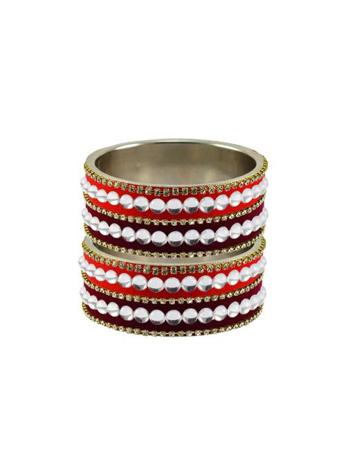 multi stone stud brass bangle - 18771546 - Very Small Image - 1