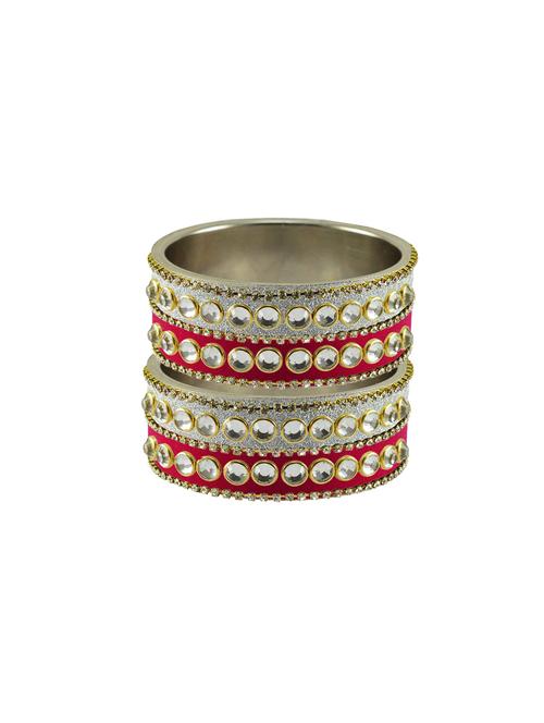 multi stone stud brass bangle - 18771617 - Very Small Image - 1