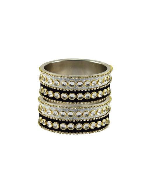 multi stone stud brass bangle - 18771620 - Very Small Image - 1