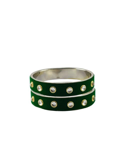 stone stud brass bangle - 18771755 - Very Small Image - 1