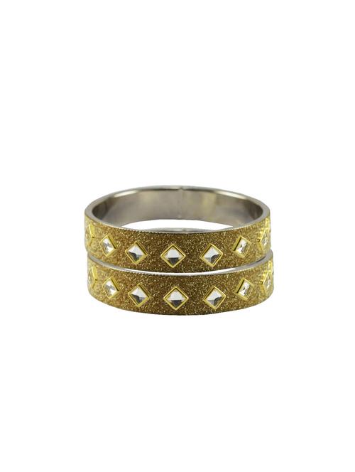 stone stud brass bangle - 18771782 - Very Small Image - 1