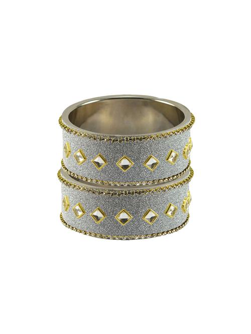 stone stud brass bangle - 18771829 - Very Small Image - 1