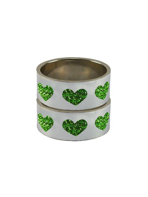 stone studded brass bangle - 18771855 - Very Small Image - 1