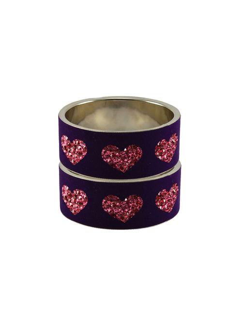 stone studded brass bangle - 18771861 - Very Small Image - 1