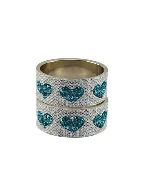 stone studded brass bangle - 18771882 - Very Small Image - 1