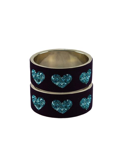 stone studded brass bangle - 18771886 - Very Small Image - 1