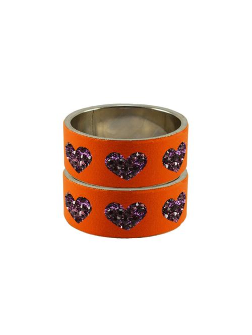 stone studded brass bangle - 18771939 - Very Small Image - 1