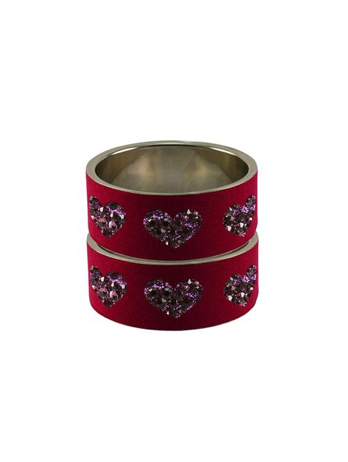 stone studded brass bangle - 18771948 - Very Small Image - 1