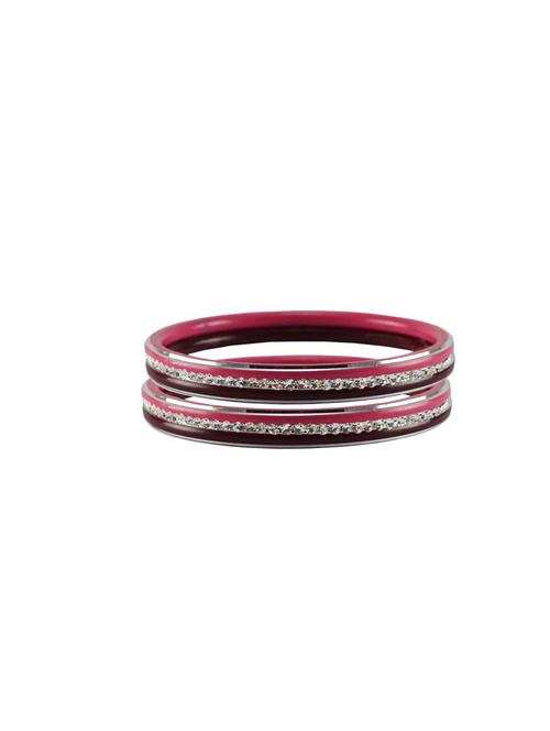 multi stone stud metal bangle - 18771976 - Very Small Image - 1