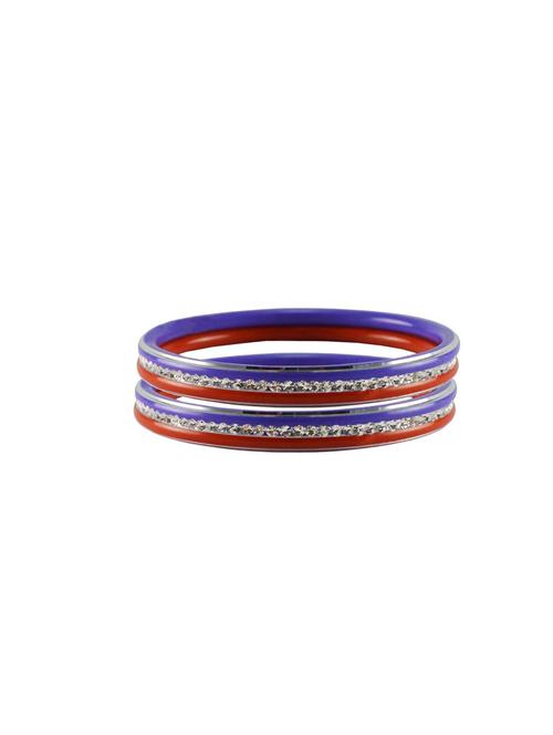 multi stone stud metal bangle - 18771979 - Very Small Image - 1