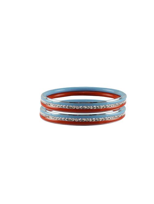 multi stone stud metal bangle - 18771980 - Very Small Image - 1