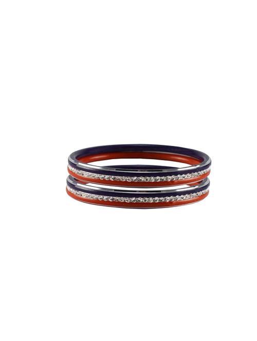 multi stone stud metal bangle - 18771983 - Very Small Image - 1