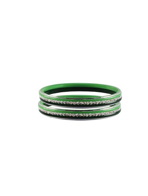 multi stone stud metal bangle - 18771991 - Very Small Image - 1
