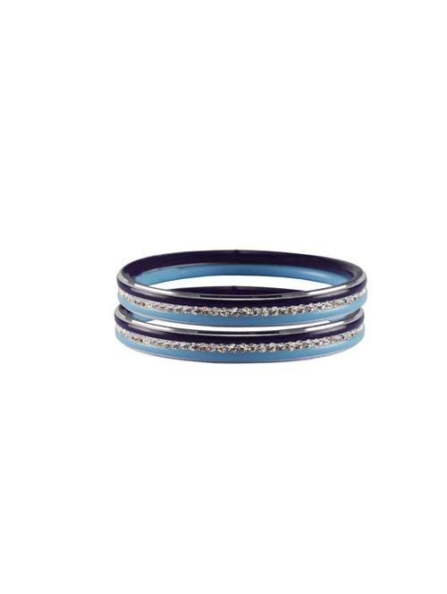 multi stone stud metal bangle - 18772005 - Very Small Image - 1