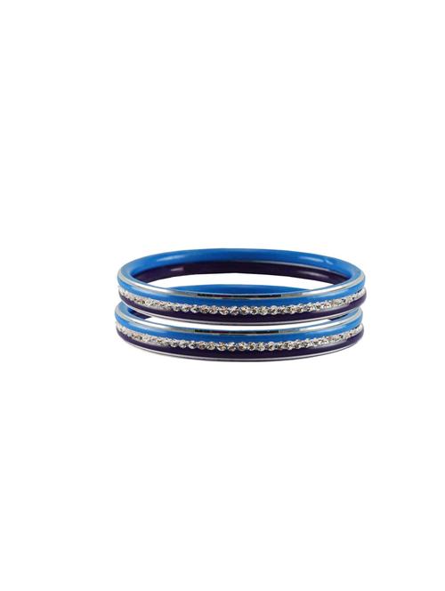multi stone stud metal bangle - 18772020 - Very Small Image - 1